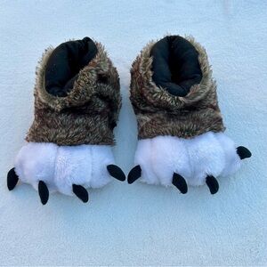Lazyone Slippers ANIMAL PAW COZY HOUSE Sz LARGE